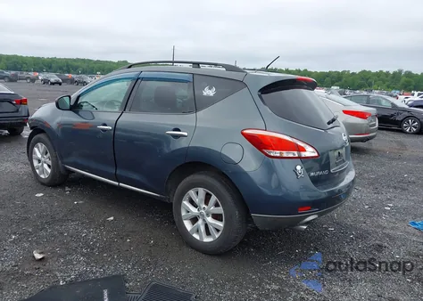 2012 Nissan Murano Sl из США, поврежденный, VIN JN8AZ1MWXCW202302